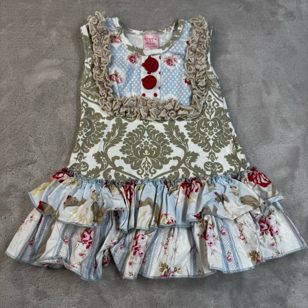 Giggle Moon‎ floral dress size 2